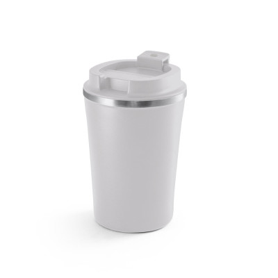 PHELPS CERAMIC. Stainless steel travel mug with ceramic interior finish 470 mL